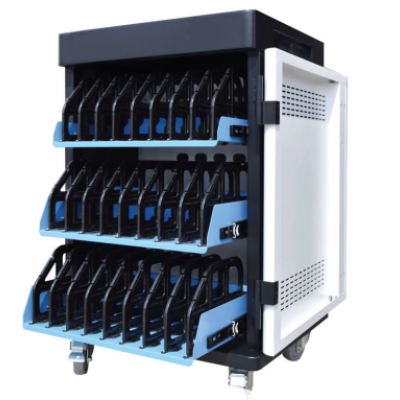 Tủ chứa máy tính laptop có chức năng sạc pin, theo dõi nhiệt độ và độ ẩm